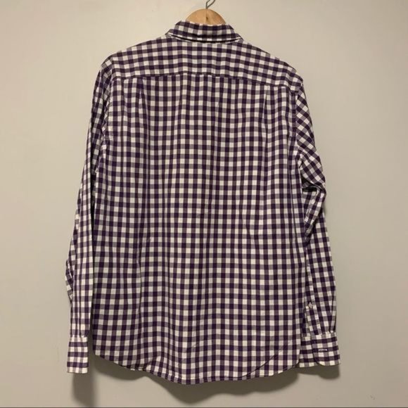 J.Crew 100% Cotton Men's Plaid Classic Button Down Shirt Large long sleeve L - Picture 7 of 11